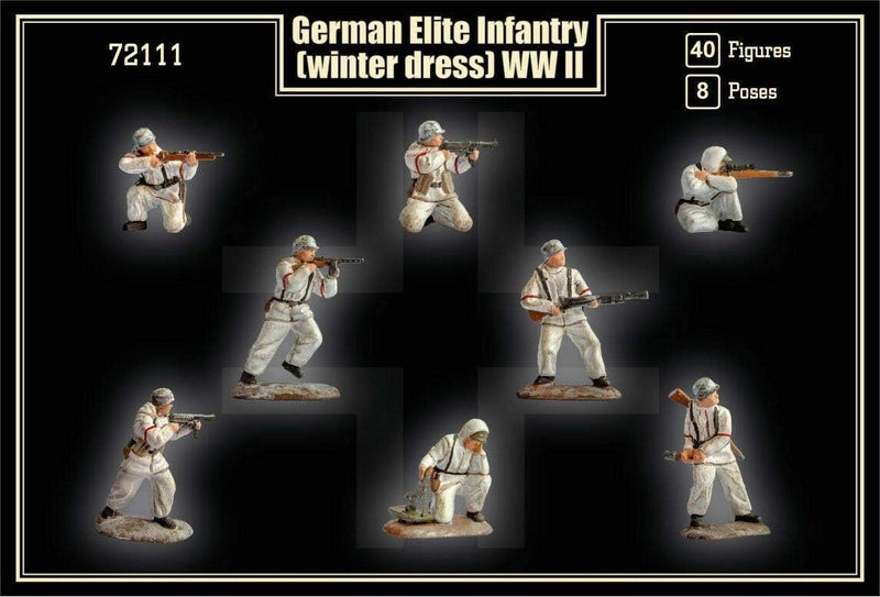 MF 1/72 German Elite Field Division (Winter Dress) (WWII) Model Kit - Image 2